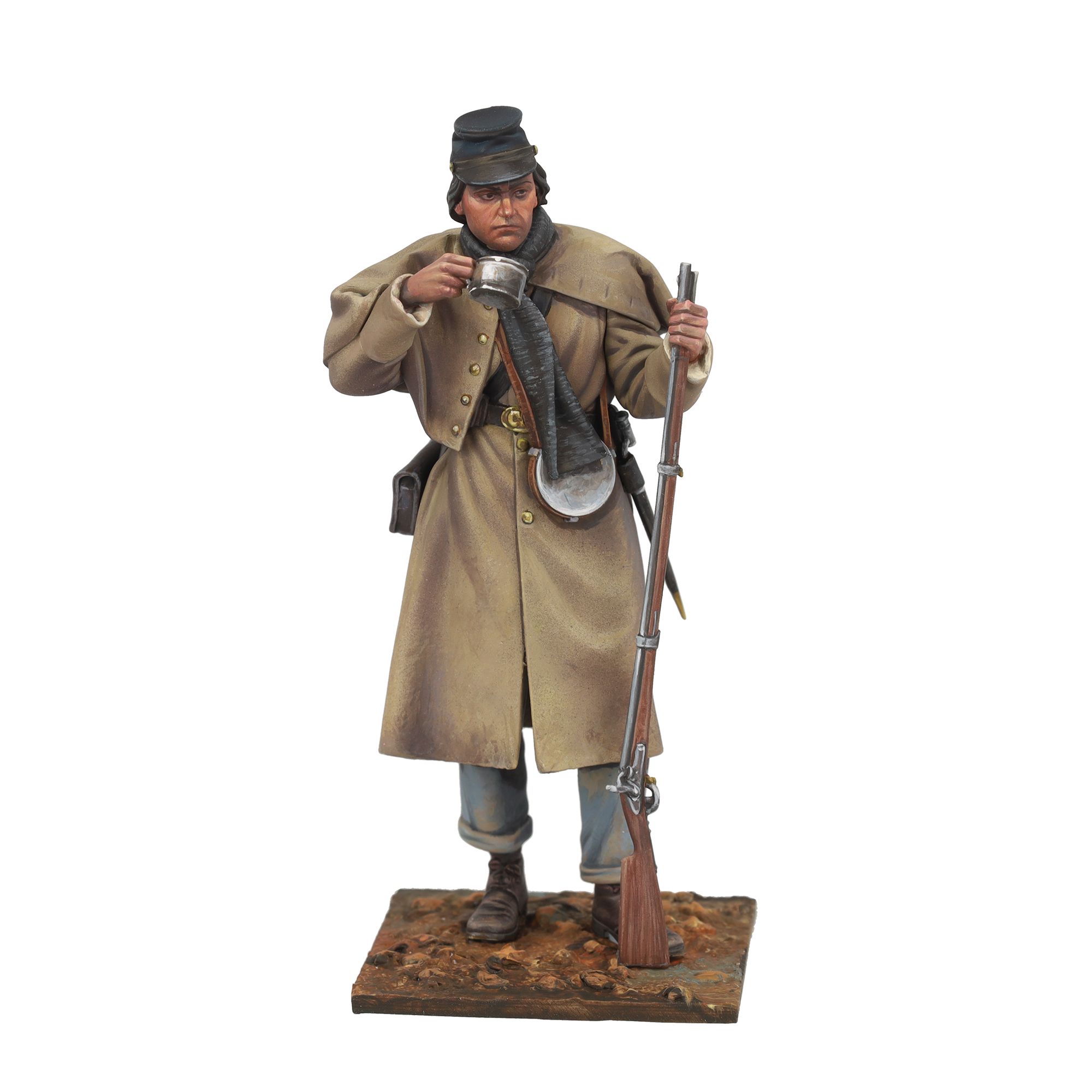 Scale75 Private 3rd Georgia Infantry 1862 figurka 75 mm