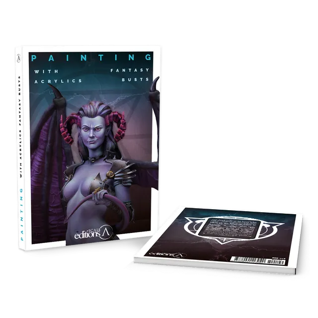 Scale75 Painting with Acrylics Fantasy Busts kniha 164 stran