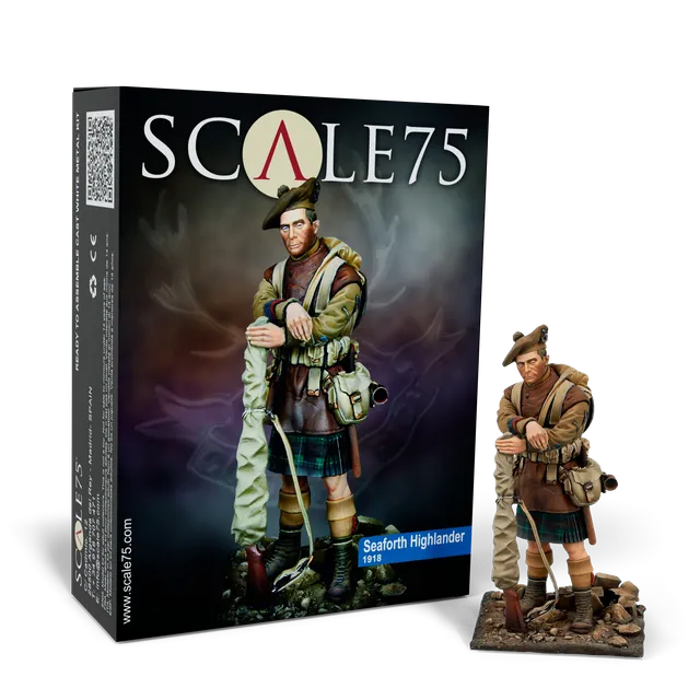 Scale75 World at War Seafort Highlander figurka nenabarvená