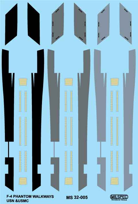 CAM Decals MILSPEC MS 32-005 obtisky 1/32 F-4 walkway