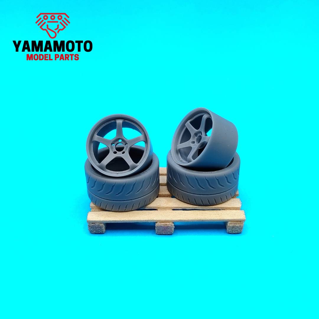 Yamamoto Advan GT4 18 kola s pneumatikami