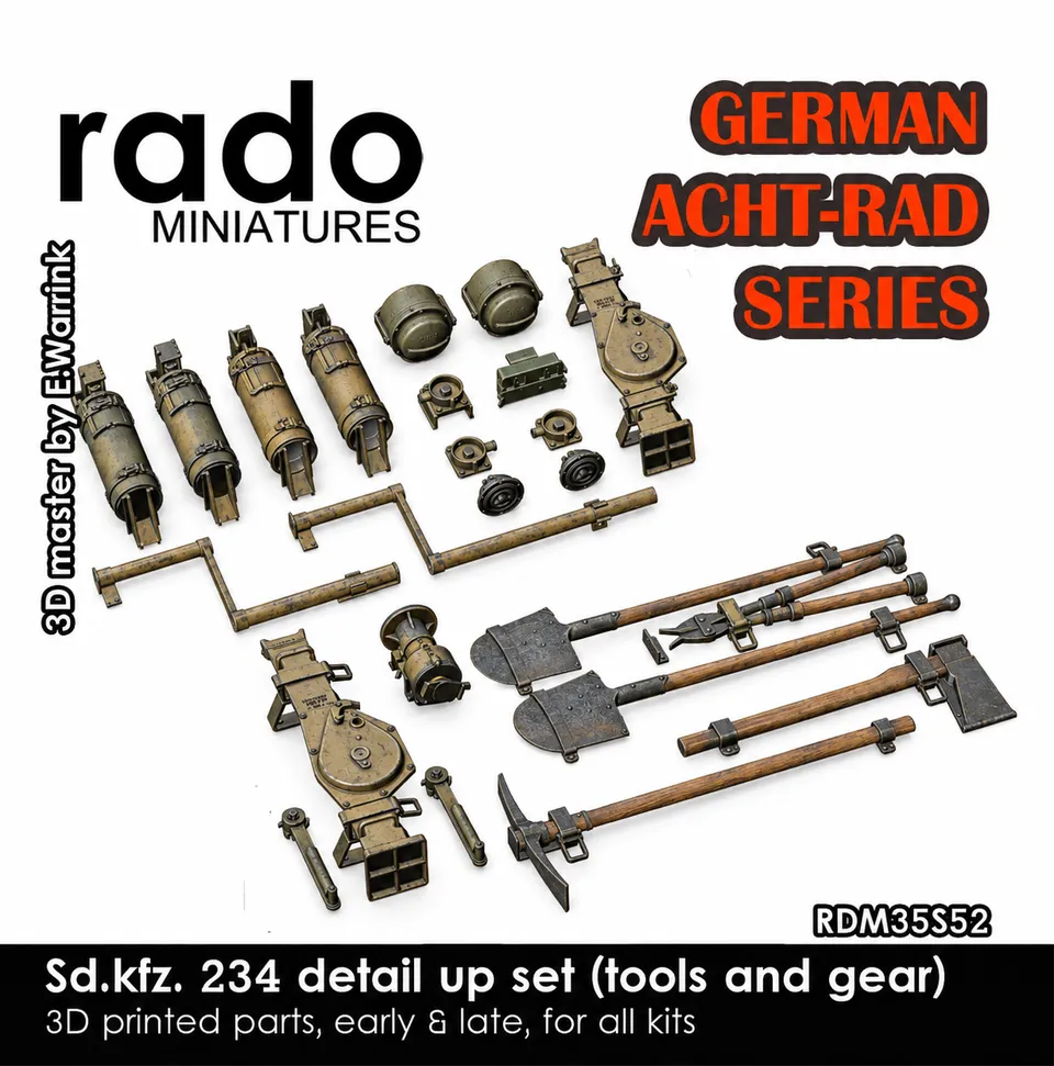 Rado Miniatures RDM35S52 detailní set Sd.Kfz.234 Puma 1/35