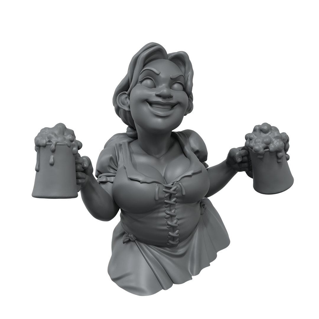 Scale75 HistoriX Tavern Maid busta 1/12 nenabarvená