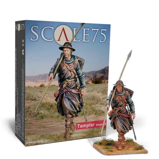 Scale75 Sergeant Templar středověká figurka resinová