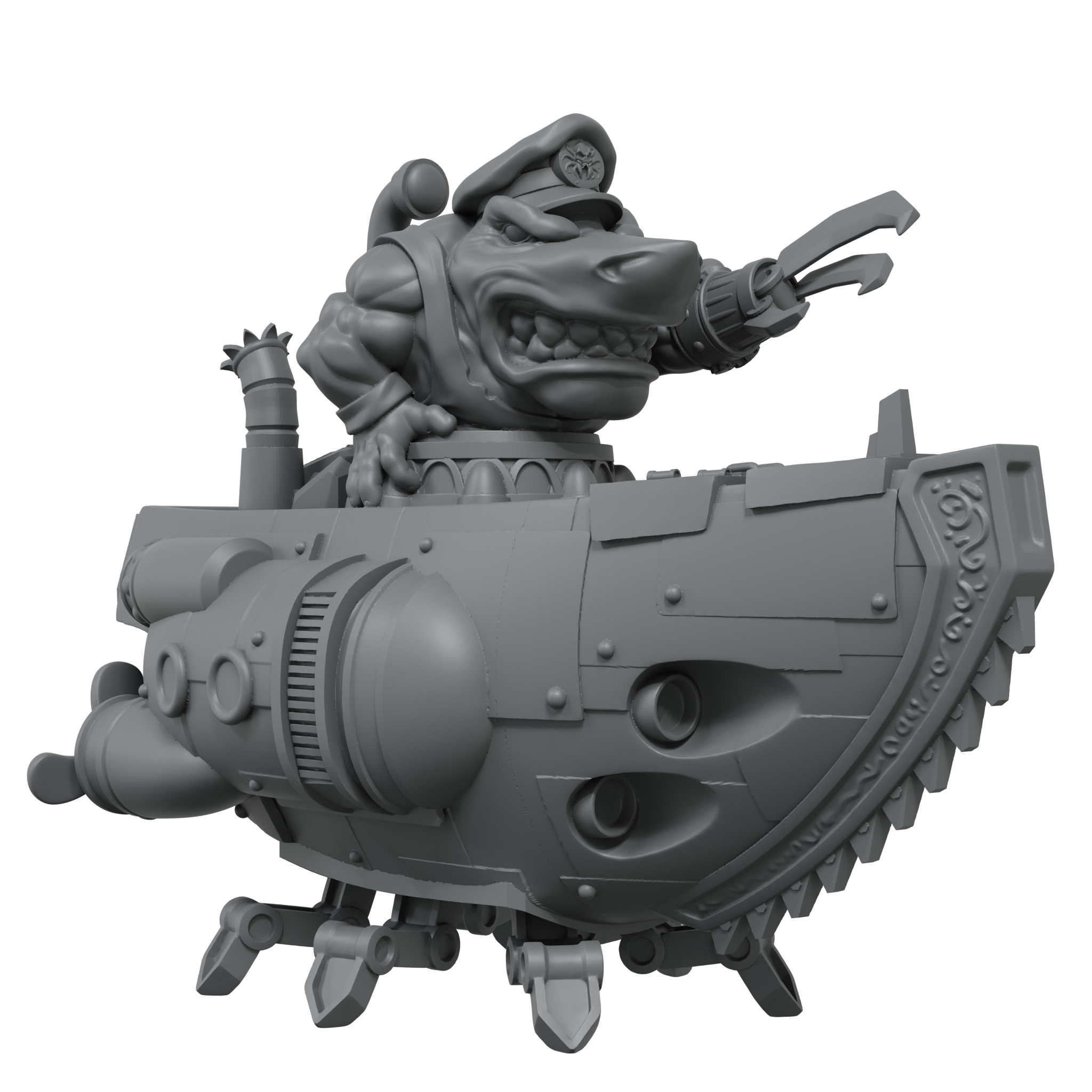 Scale75 Sharktilus resinova figurka 35 mm chibi