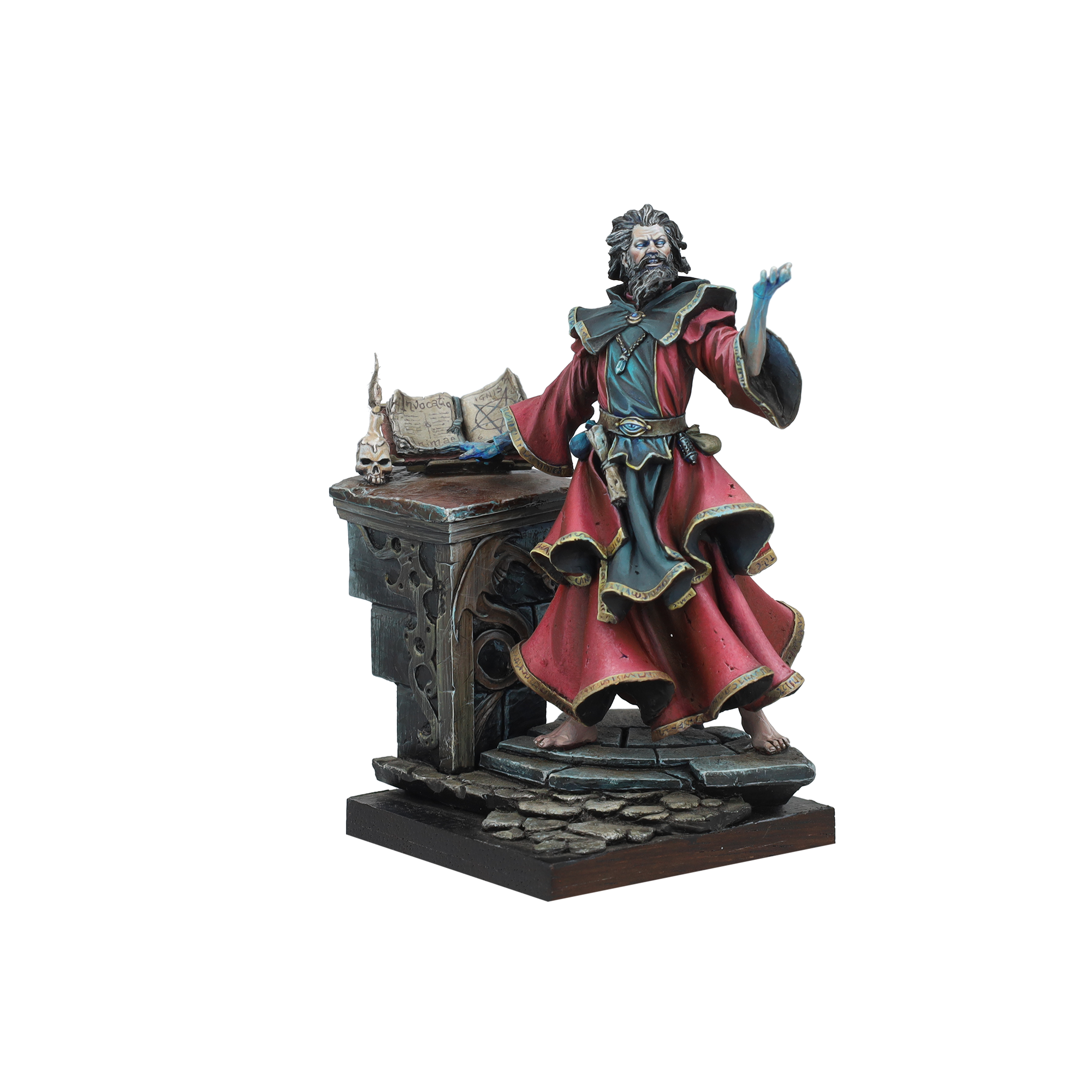 Scale75 Scaleworld Invocatio figurka 75 mm bílý kov
