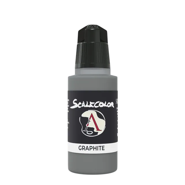 Scale75 Graphite supermatná akrylová barva 17 ml šedá