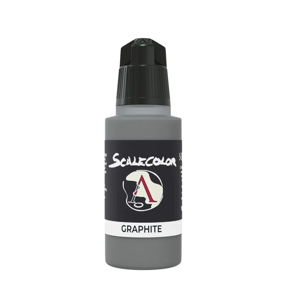 Scale75 Graphite supermatná akrylová barva 17 ml šedá