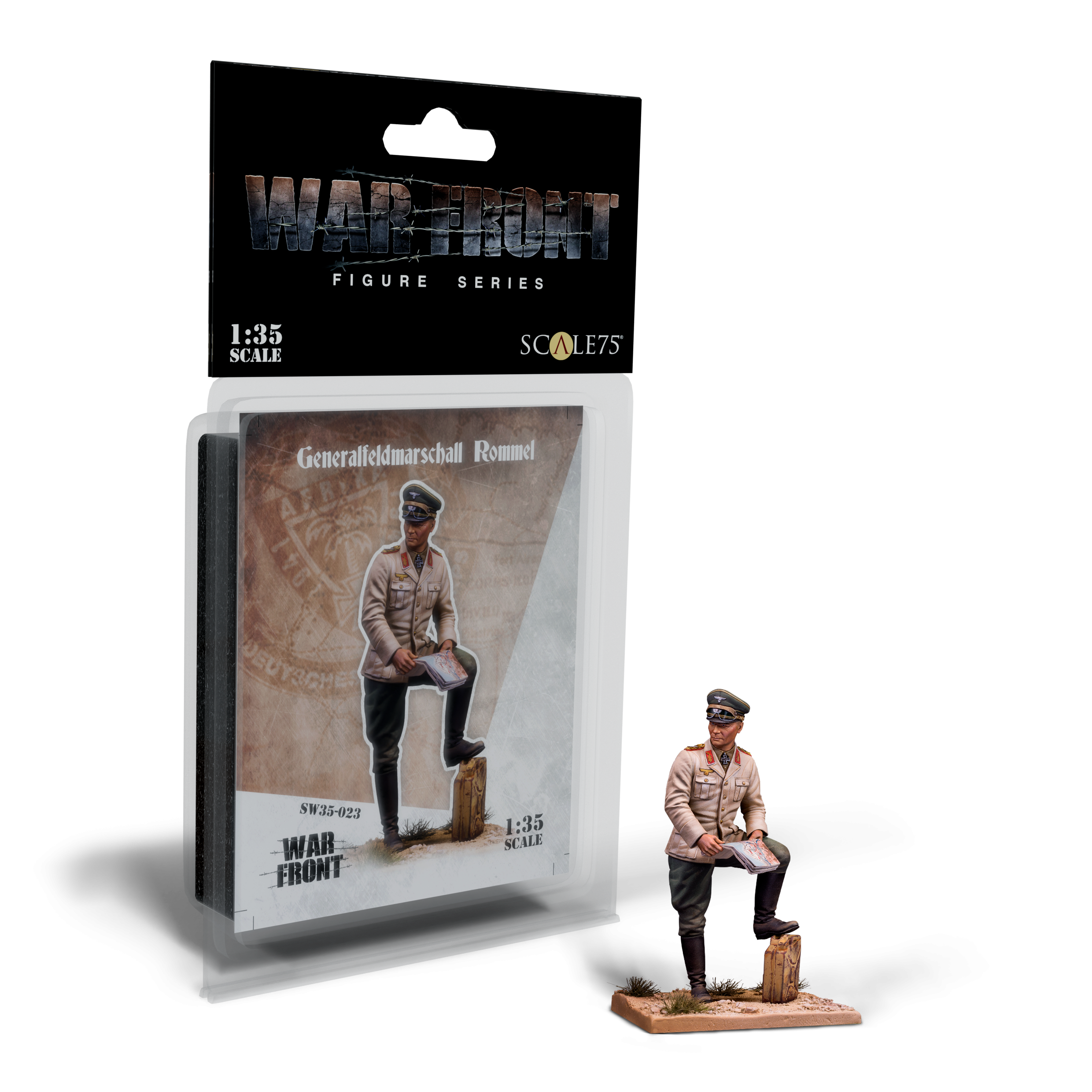 Scale75 Warfront Rommel figurka 1/35 resinová