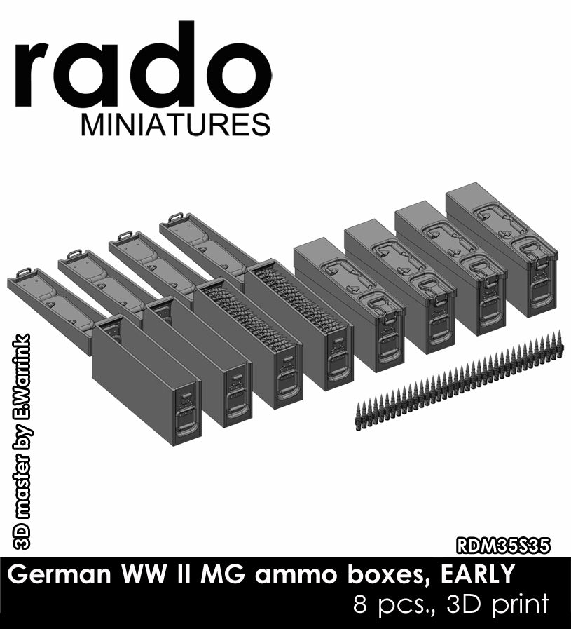 Rado Miniatures RDM35S35 doplněk schránky 1/35 sada 8 ks rané