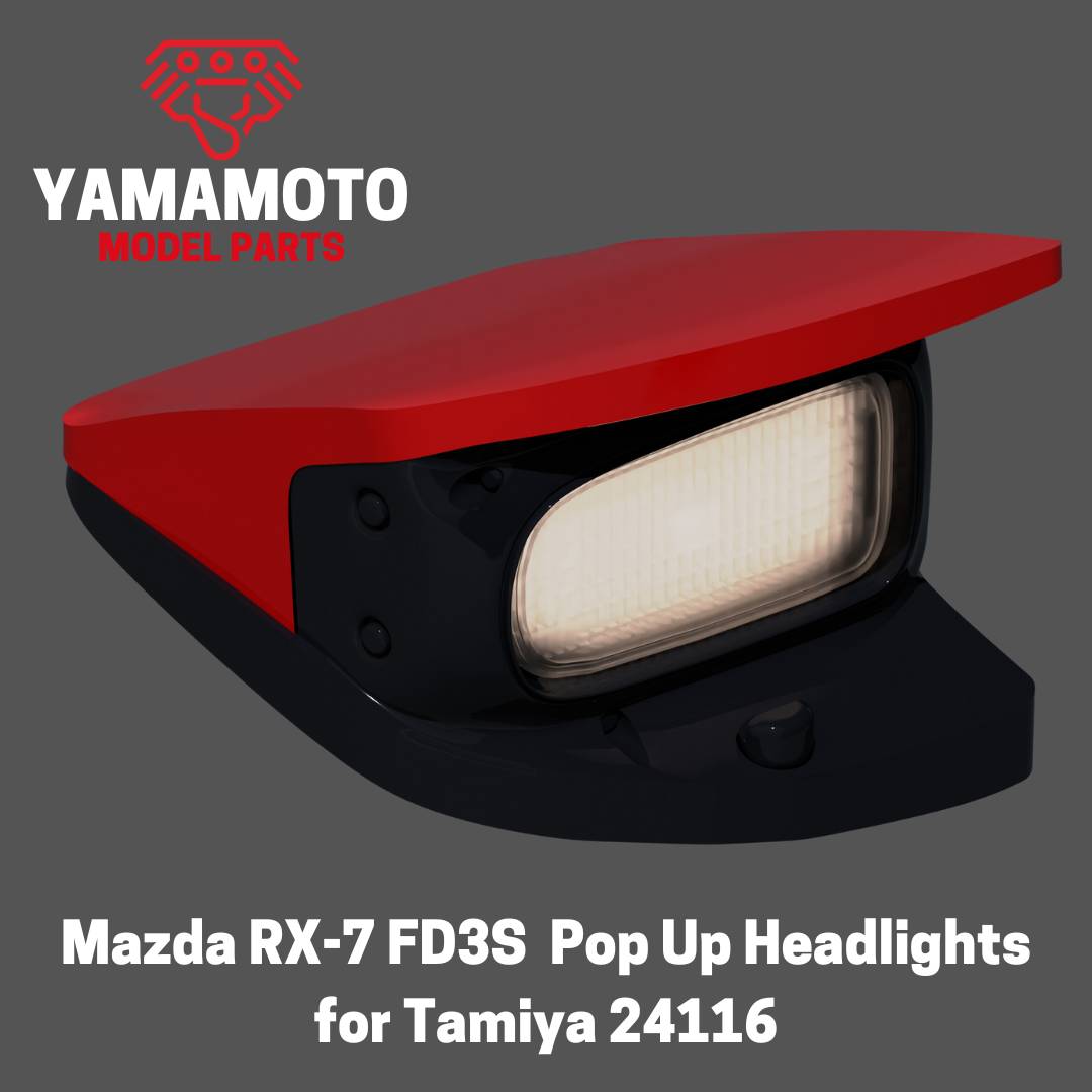 Yamamoto Mazda RX-7 Pop-Up Headlights světla Tamiya 24116