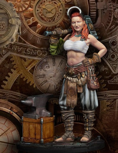 Scale75 Steampunk Helga Blitz Hammer figurka 35 mm