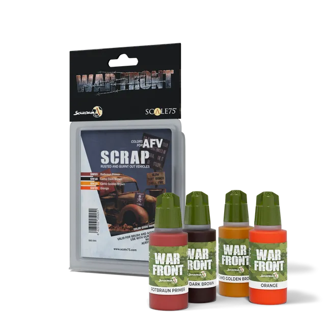 Scale75 Warfront Scrap sada barev 4x rezavá
