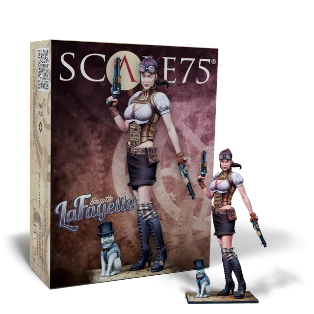 Scale75 Steam Wars Brigitte LaFayette figurka 75 mm resinová