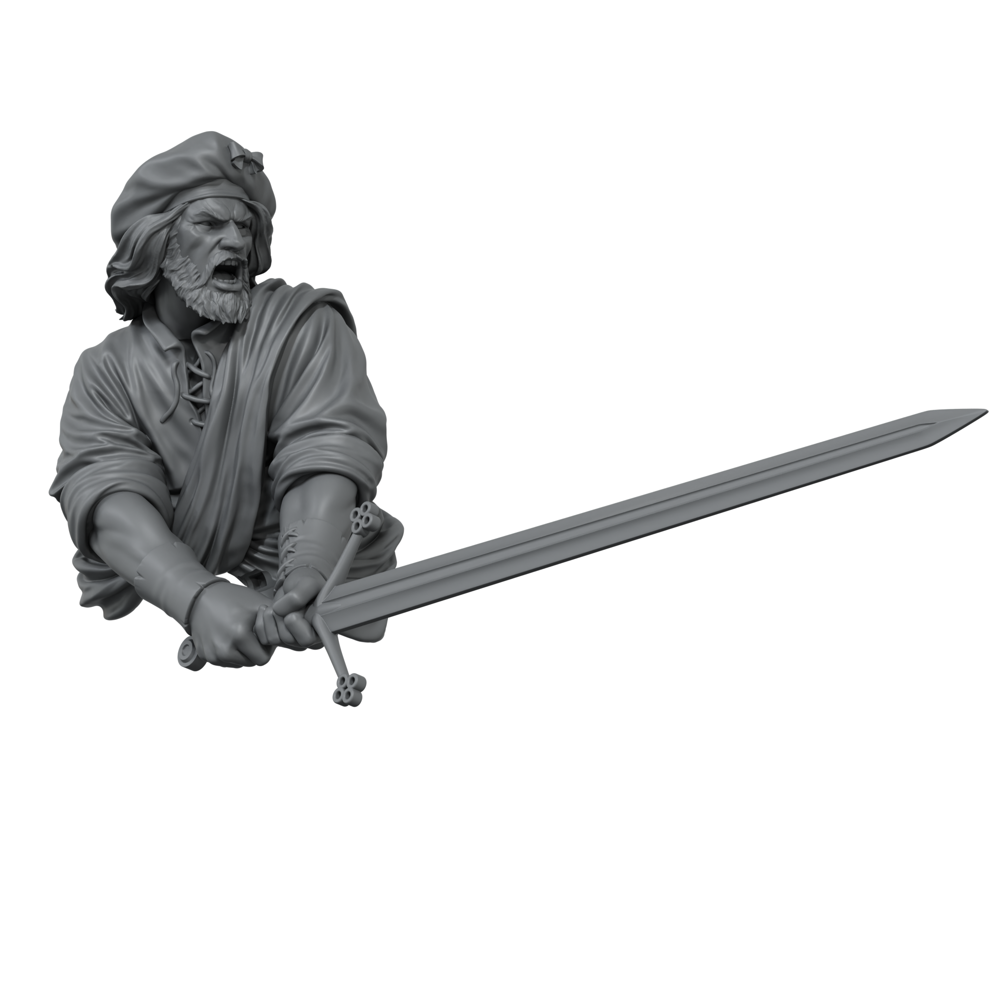Scale75 Highlander busta 1/12 resinová válečník