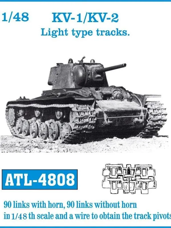 Friulmodel ATL-4808 KV-1/KV-2 pásy 1/48 lehké