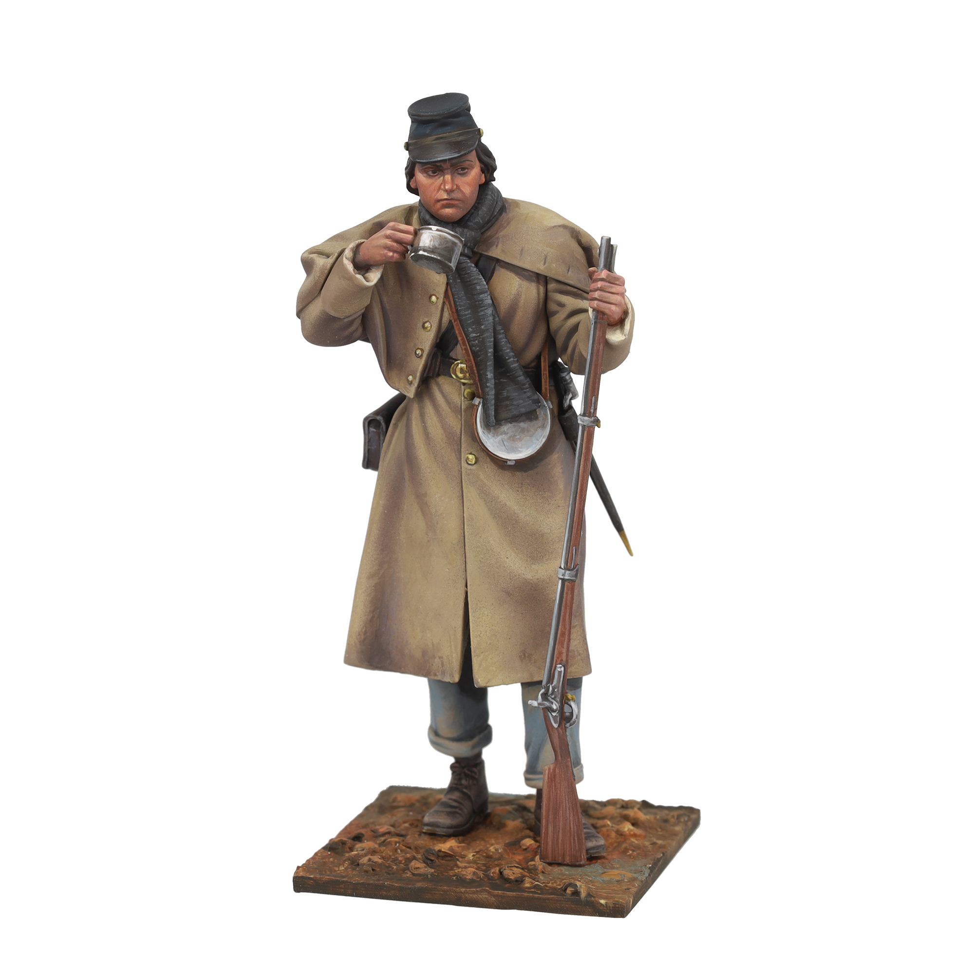 Scale75 Private 3rd Georgia Infantry 1862 figurka 75 mm