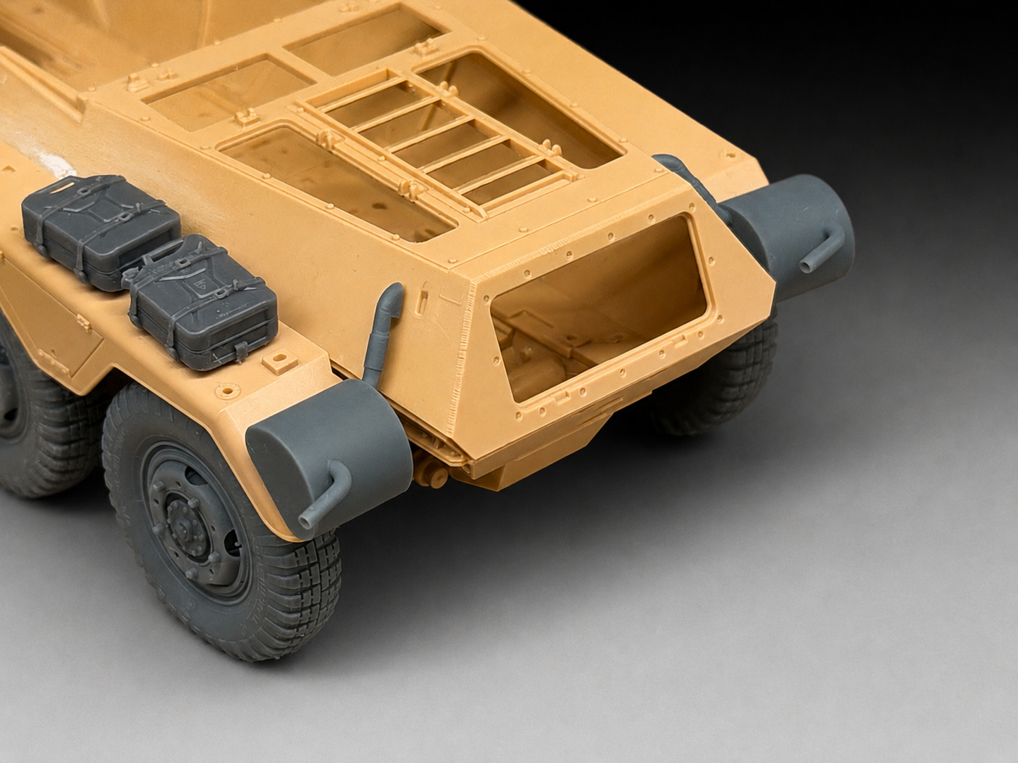 Rado Miniatures 35S102 výfuky 1/35 Sd.Kfz.234 pár