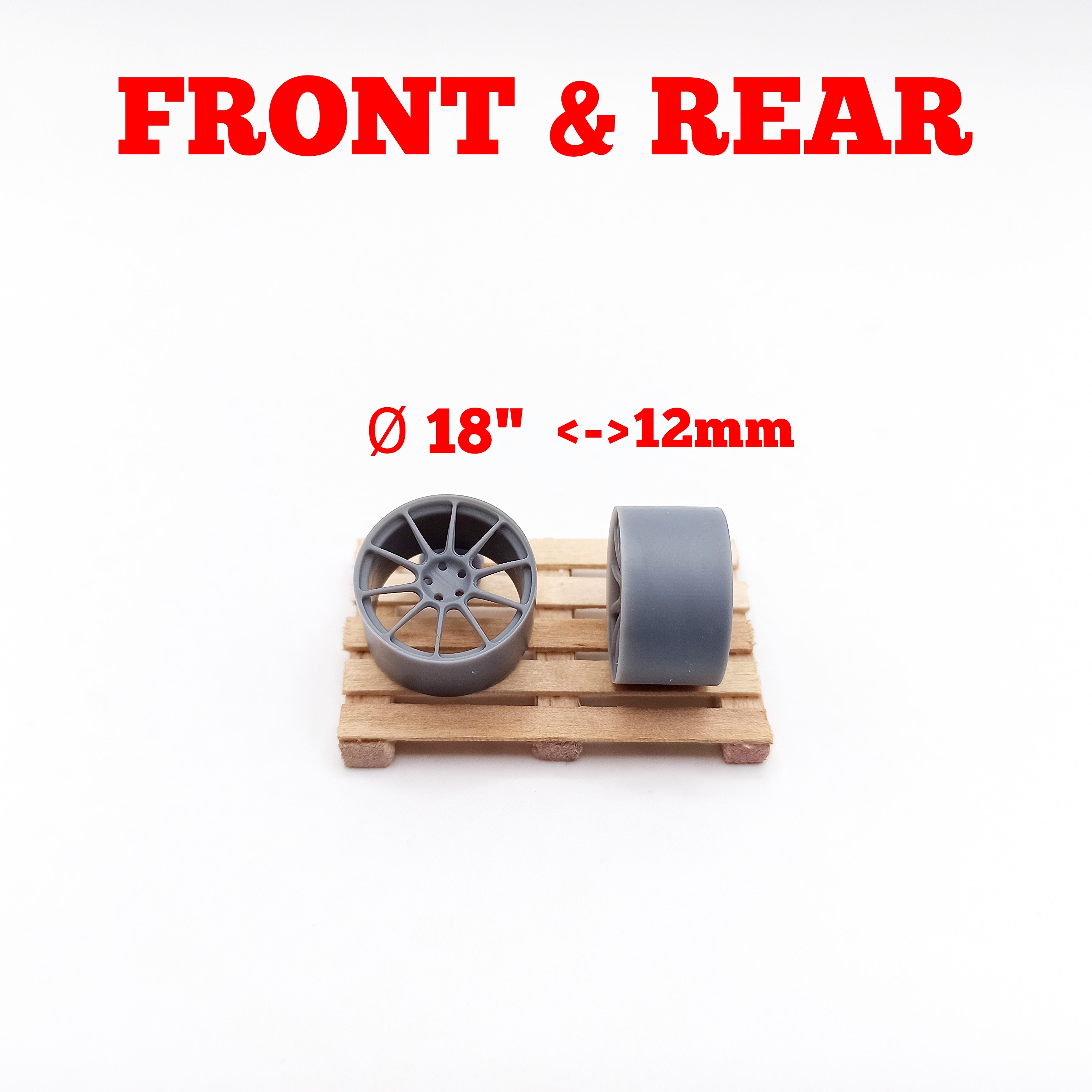 Yamamoto Volk Rays ZE40 18 disky pro modely 3D tisk