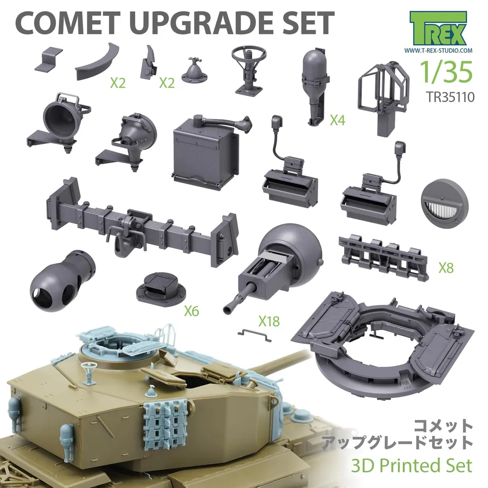 T-Rex Studio TR35110 Comet Upgrade sada detailů 1/35