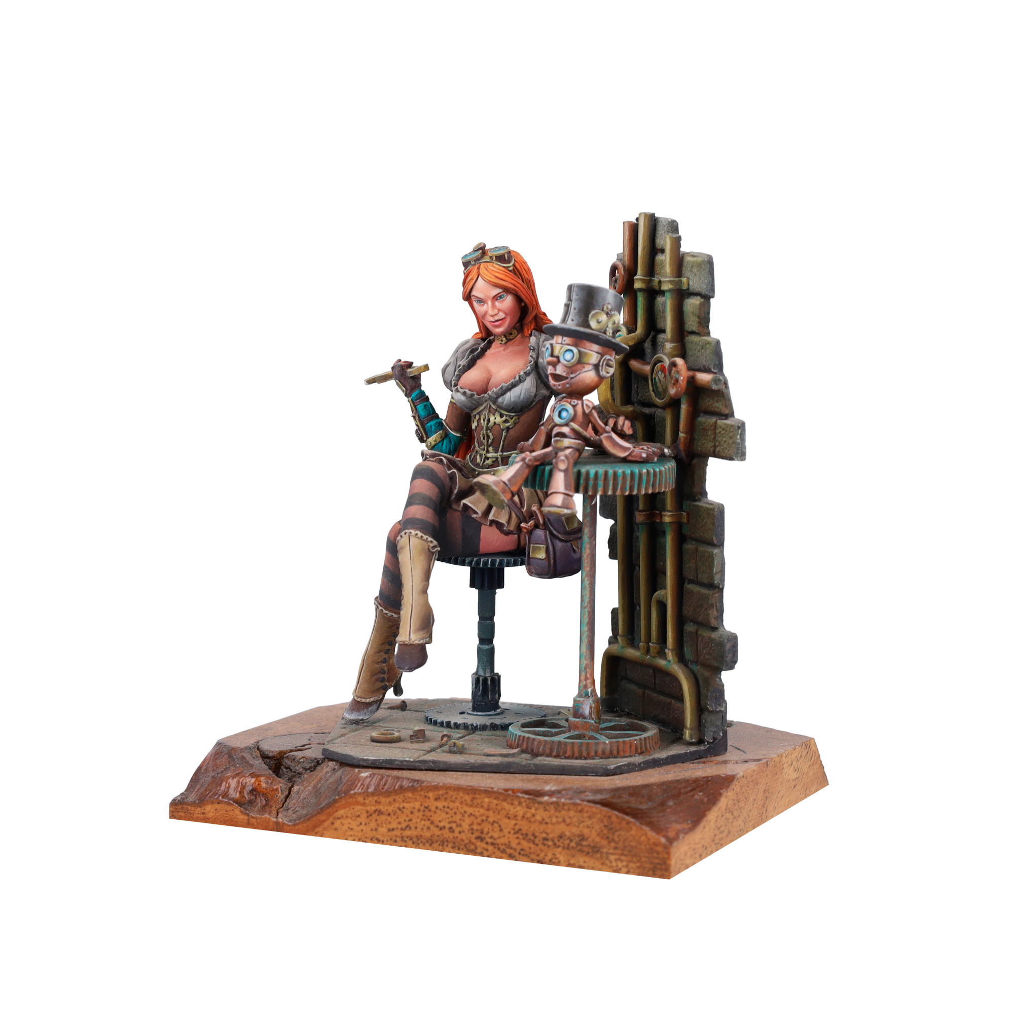 Scale75 Steam Wars Ilsa s mech lab figurka 75 mm resinová
