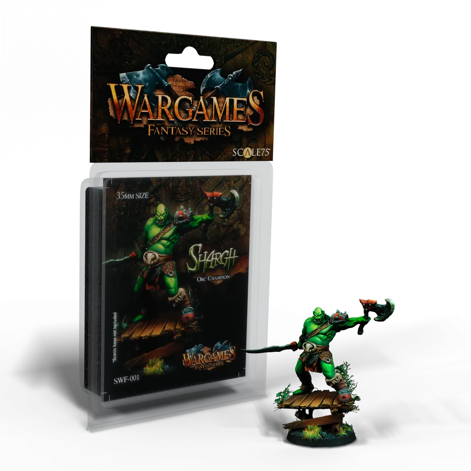 Scale75 Shargh Orc Champion 35mm miniatura resin