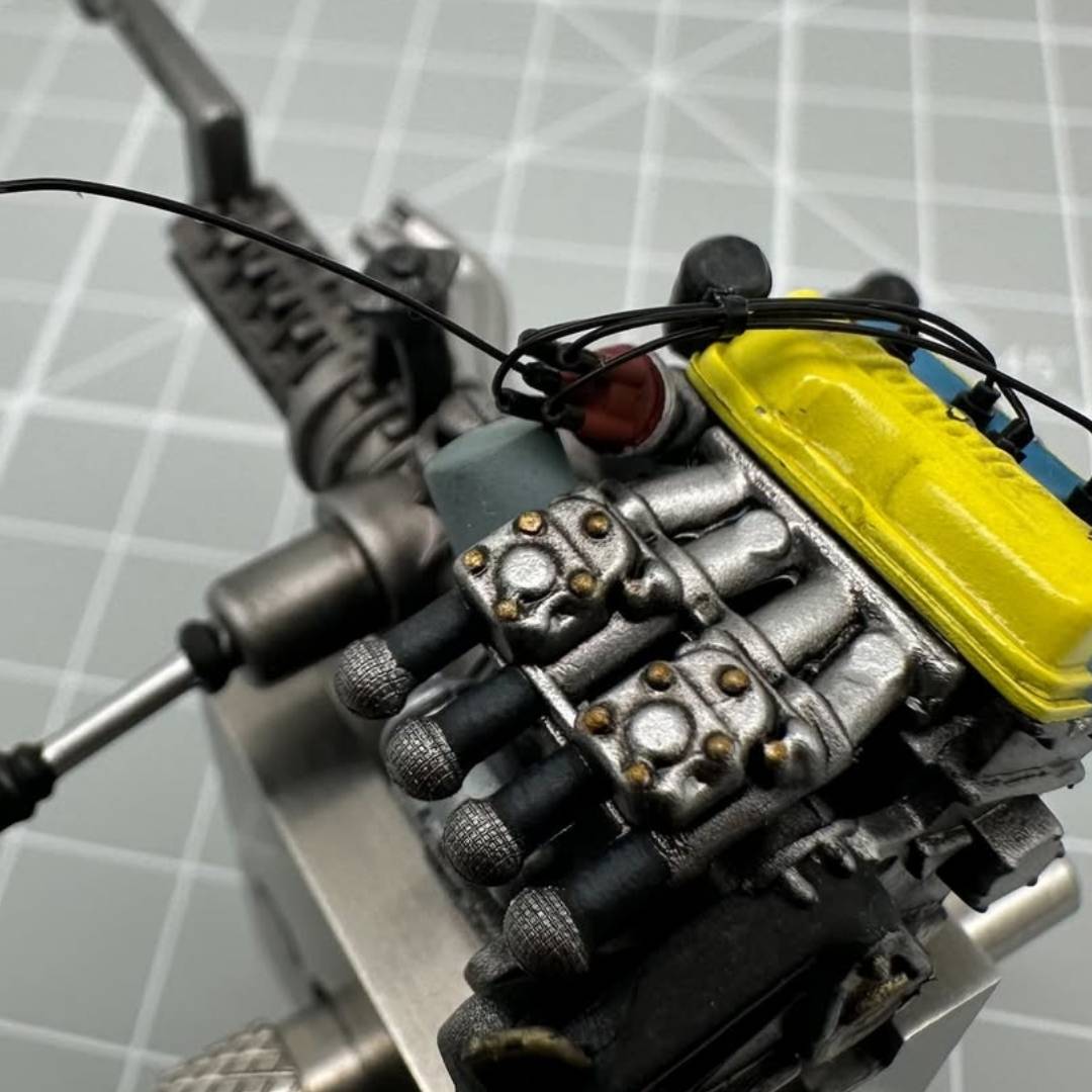 Yamamoto Model Parts rozdělovače pro 4válcové motory 3D tisk