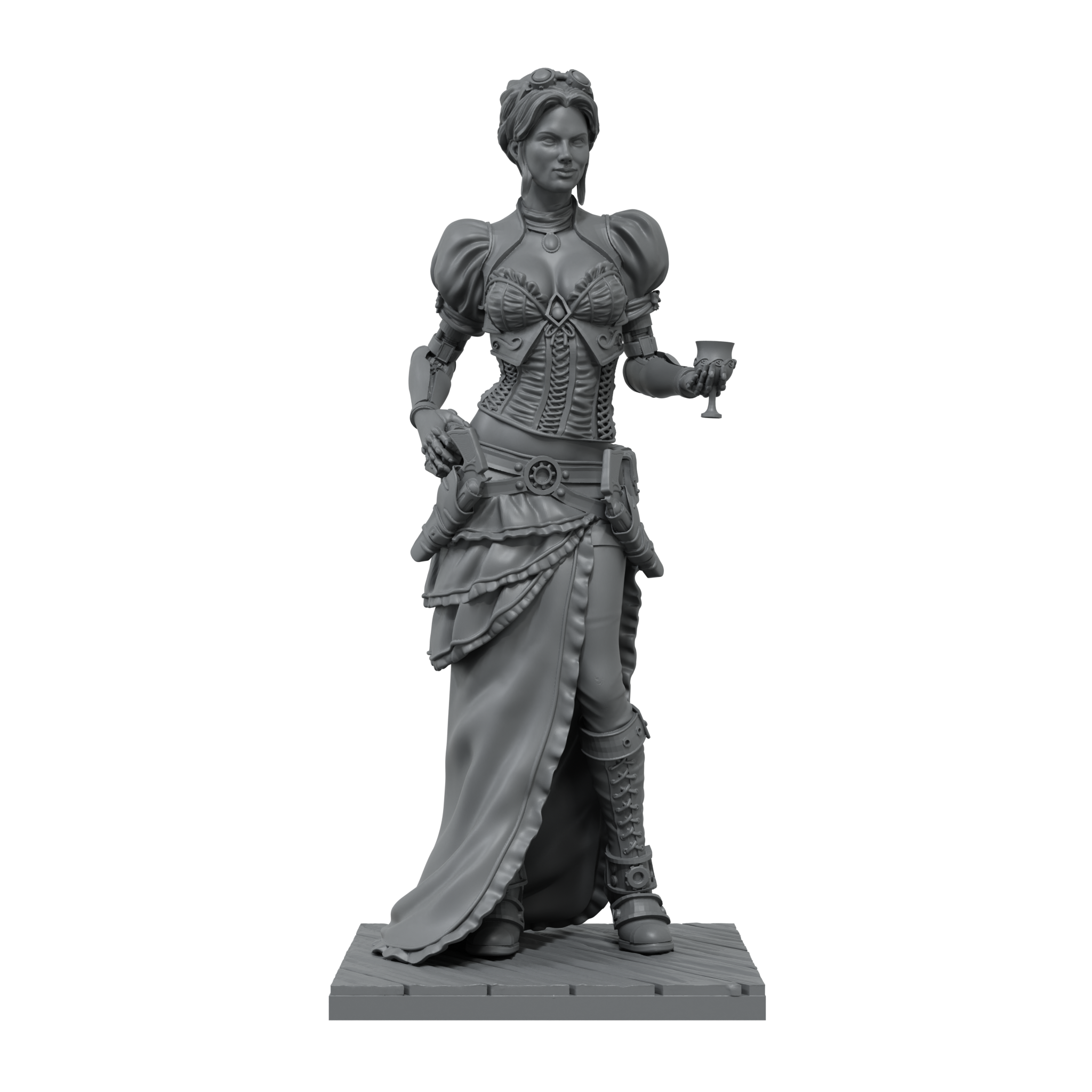 Scale75 Steam Wars Lady Valerious figurka 75 mm nenabarvená