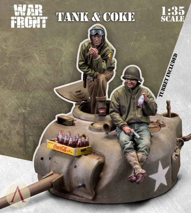 Scale75 Warfront Tank & Coke figurka 1/35 resin nenabarvená