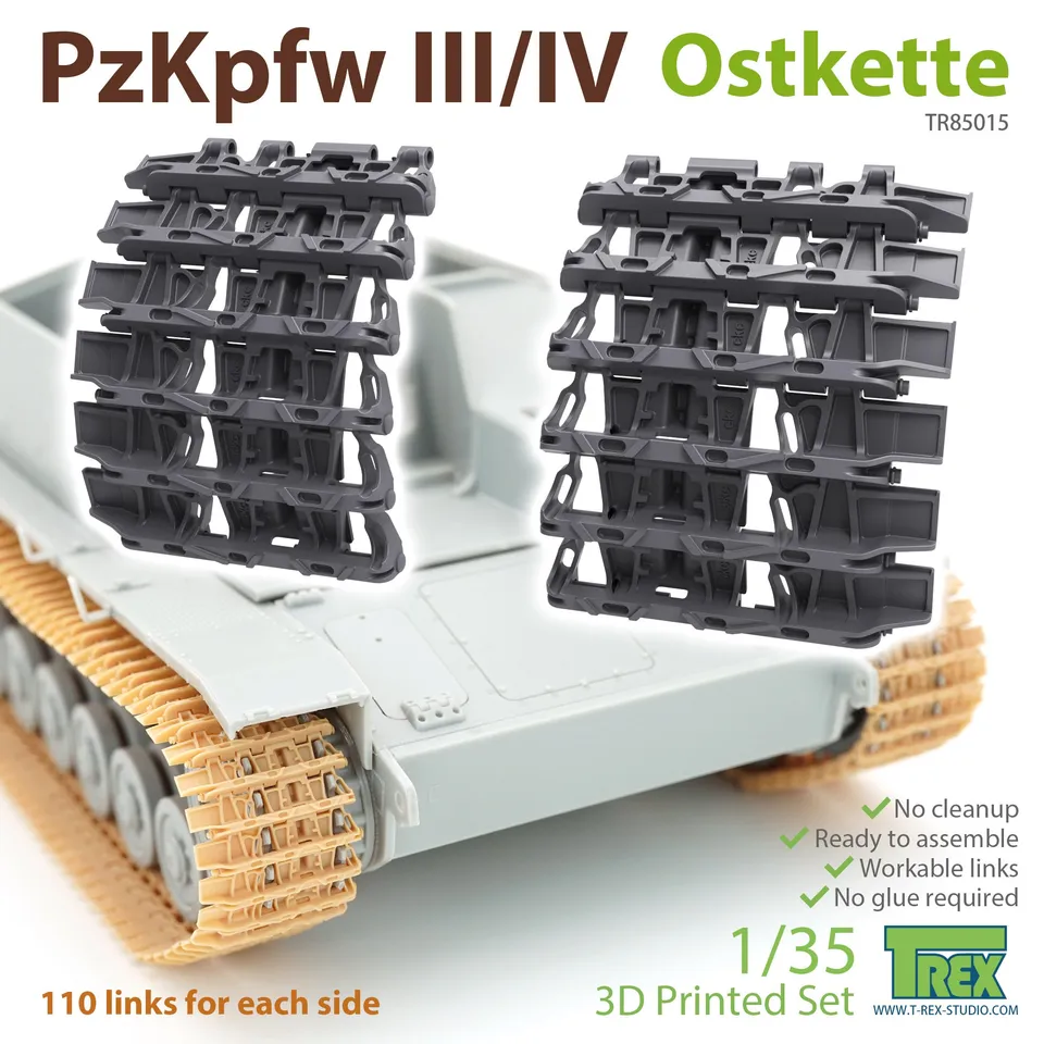 T-Rex Studio TR85015 PzKpfw III/IV Ostkette pásy 1/35 zimní