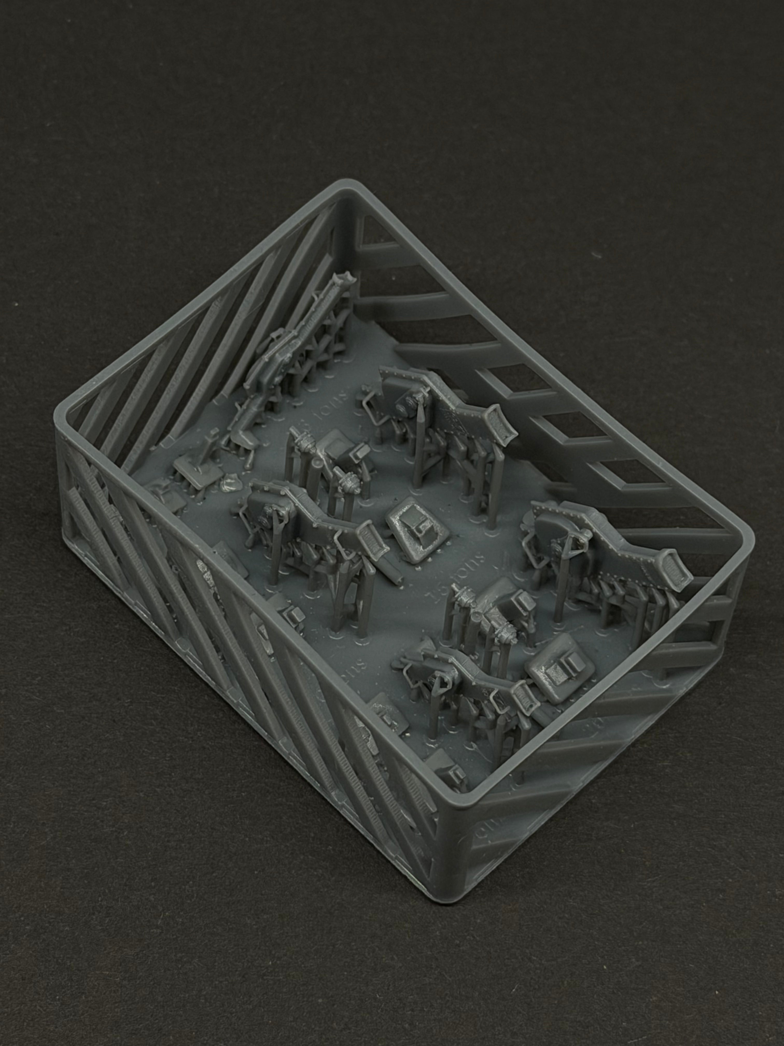 Rado Miniatures RDM35S40 německé hevery sada 1/35 5 kusů