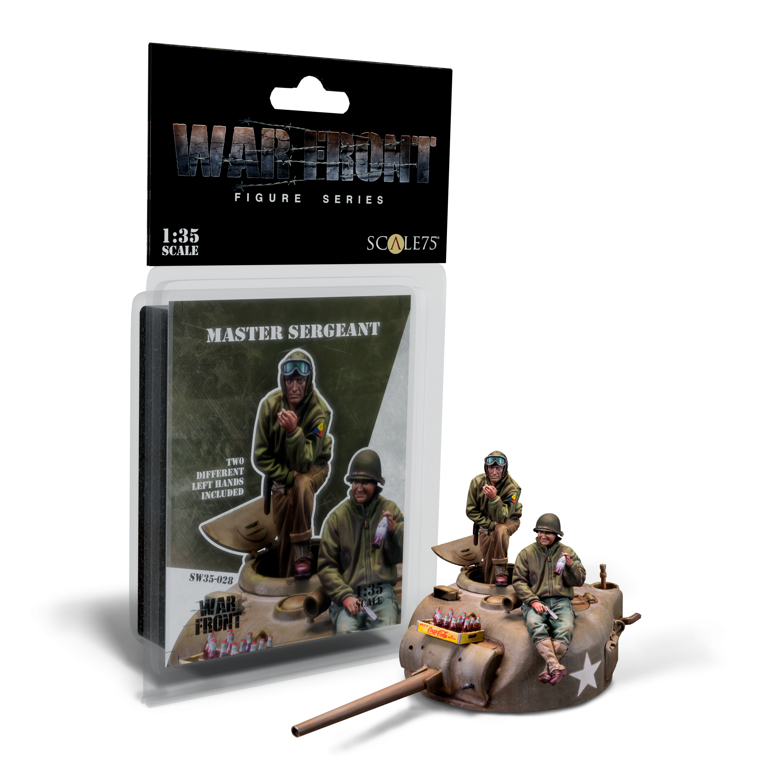 Scale75 WarFront Master Sergeant figurka 1/35 resinová