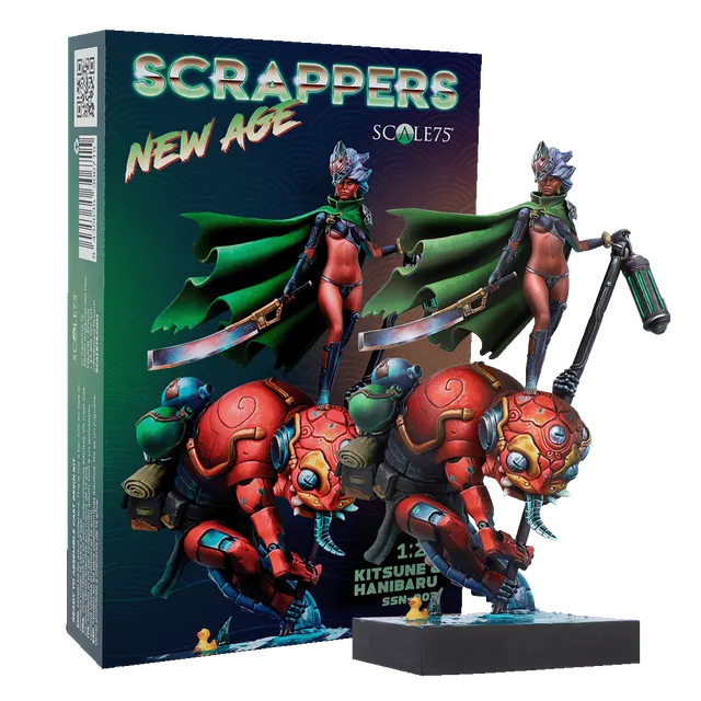 Scale75 Scrappers Kitsune & Hanibaru figurka 75 mm resinová