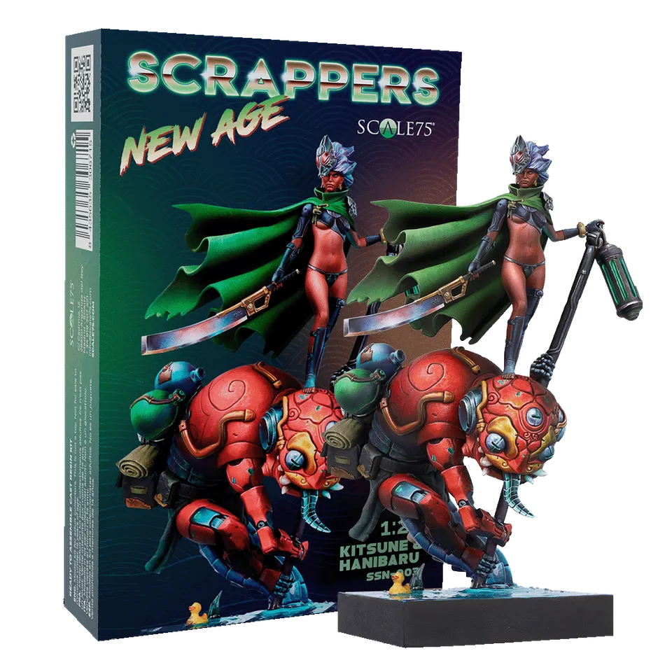 Scale75 Scrappers Kitsune & Hanibaru figurka 75 mm resinová