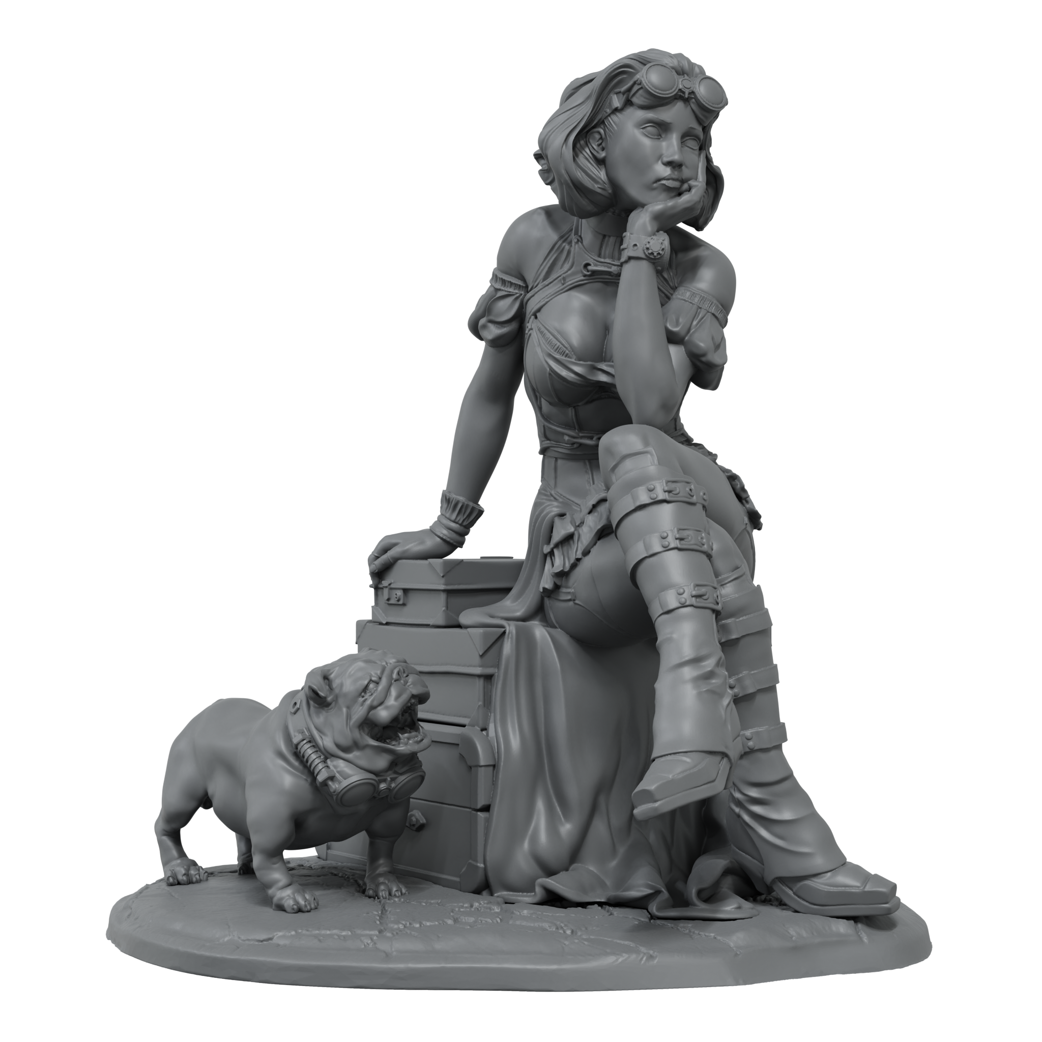 Scale75 Steam Wars Daisy Reed figurka 75 mm kov
