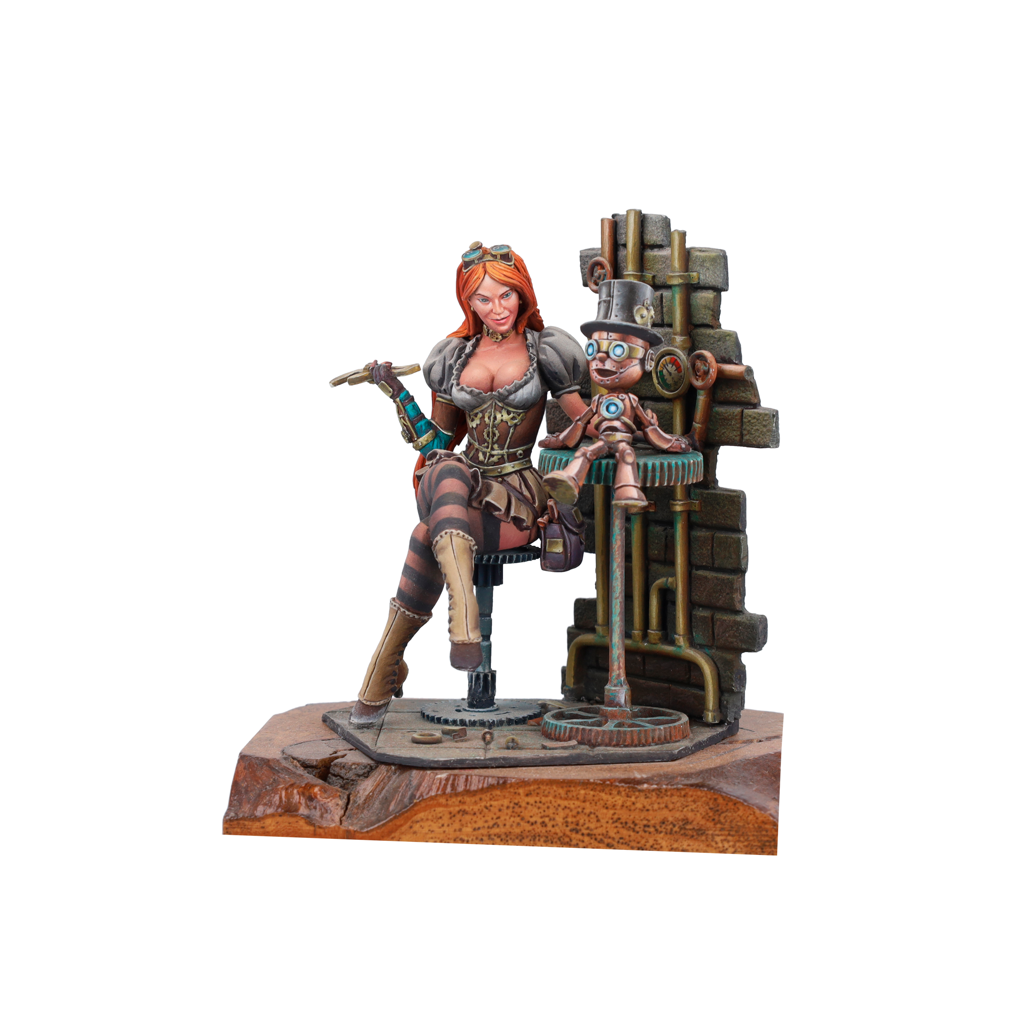 Scale75 Steam Wars Ilsa s mech lab figurka 75 mm resinová