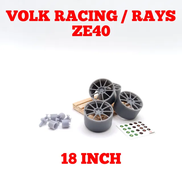 Yamamoto Volk Rays ZE40 18 disky pro modely 3D tisk
