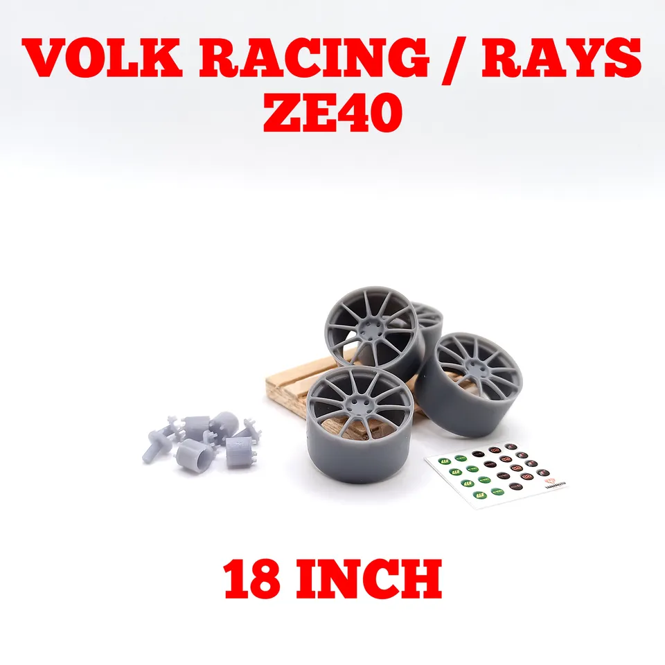 Yamamoto Volk Rays ZE40 18 disky pro modely 3D tisk