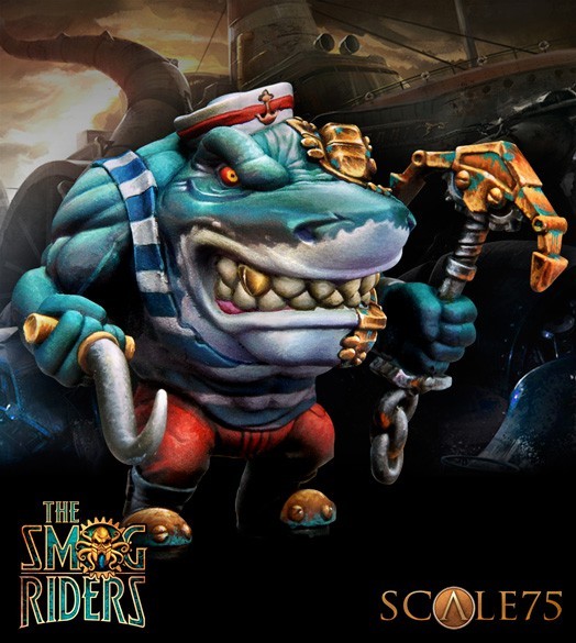 Scale75 Smog Riders Duane Van der Shark figurka 35 mm