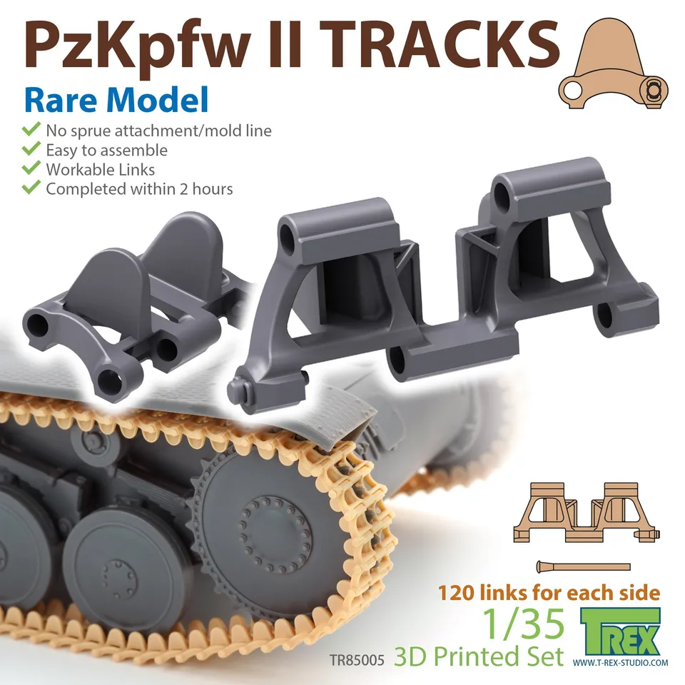 T-Rex Studio TR85005 pásy 1/35 PzKpfw II vzácný vzor