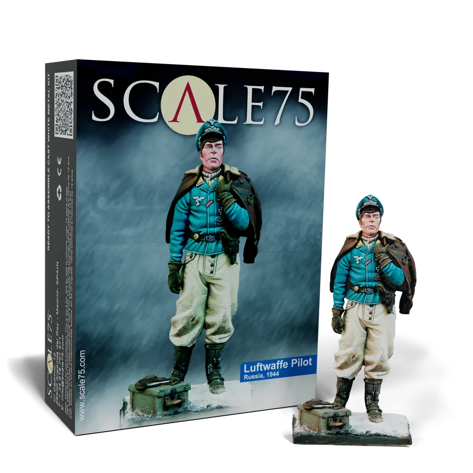 Scale75 Luftwaffe Pilot figurka resin nenabarvená