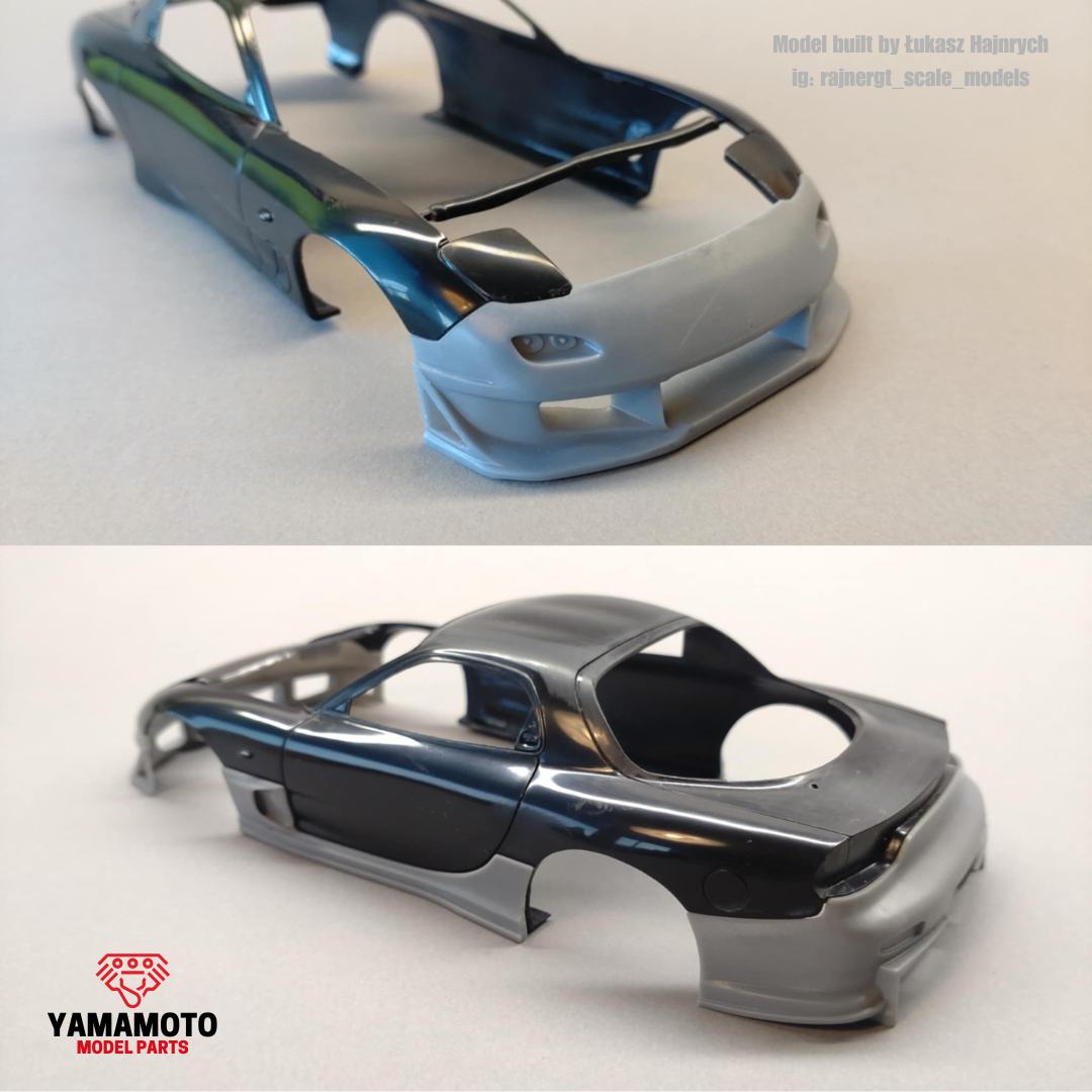 Yamamoto Veilside D1-GT Mazda RX-7 transkit 1/24 Tamiya