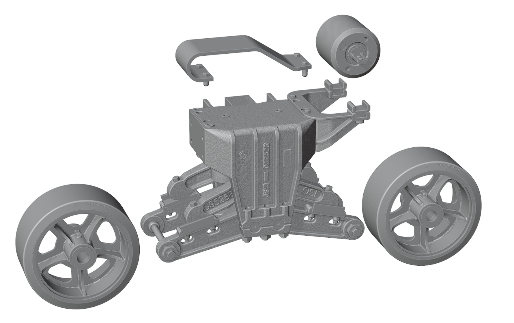 Rado Miniatures RDM35S84 M36/M10 podvozek 1/35 Tamiya
