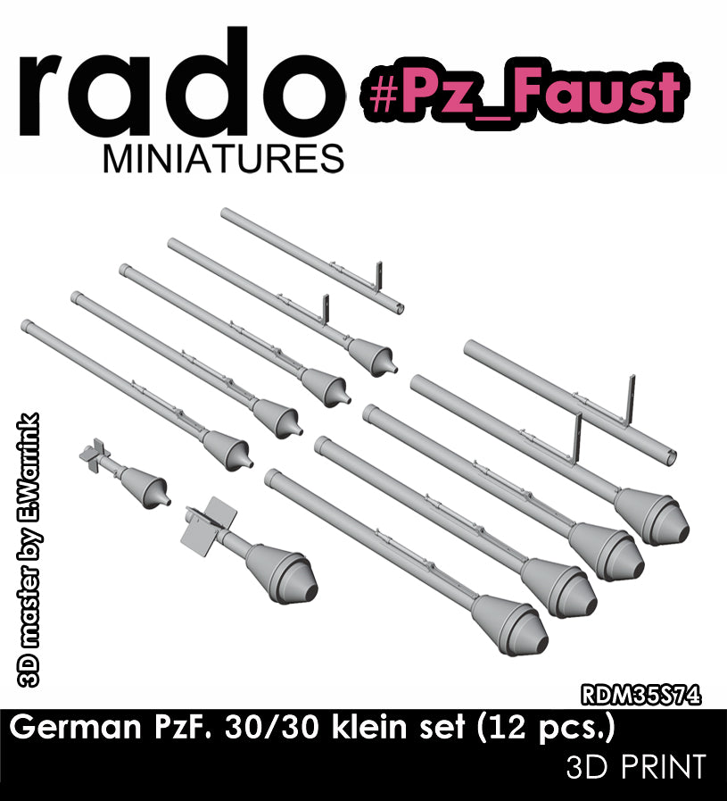 Rado Miniatures RDM35S74 Panzerfaust 30 sada 1/35