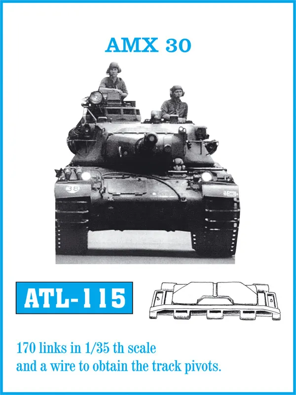 Friulmodel ATL-115 AMX-30 kovové pásy 1/35