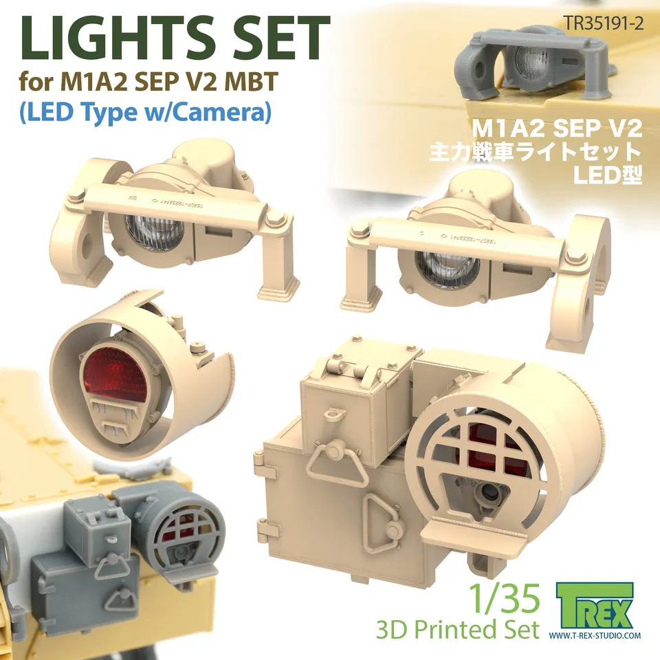 T-Rex Studio TR35191-2 M1A2 SEP V2 světla 1/35 LED