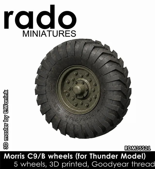 Rado Miniatures RDM35S21 kola 1/35 Morris C9/B