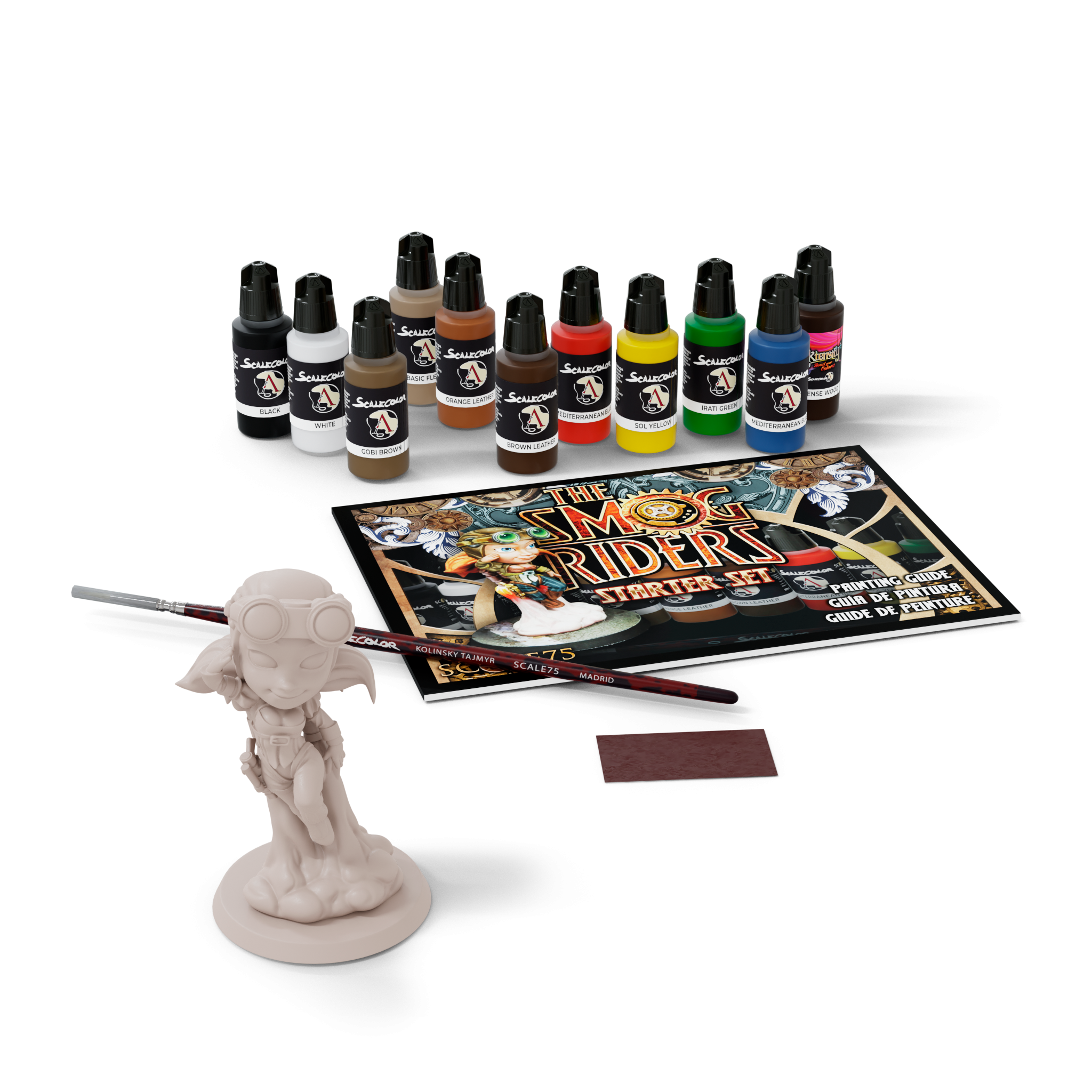 Scale75 Smog Riders Starter set sada barev 11x17 ml + figurka