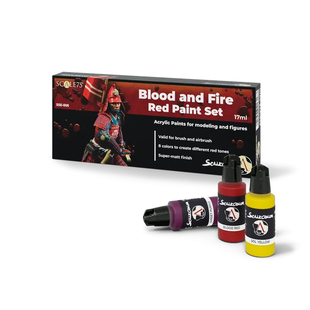 Scale75 Scalecolor Blood and Fire sada barev červená