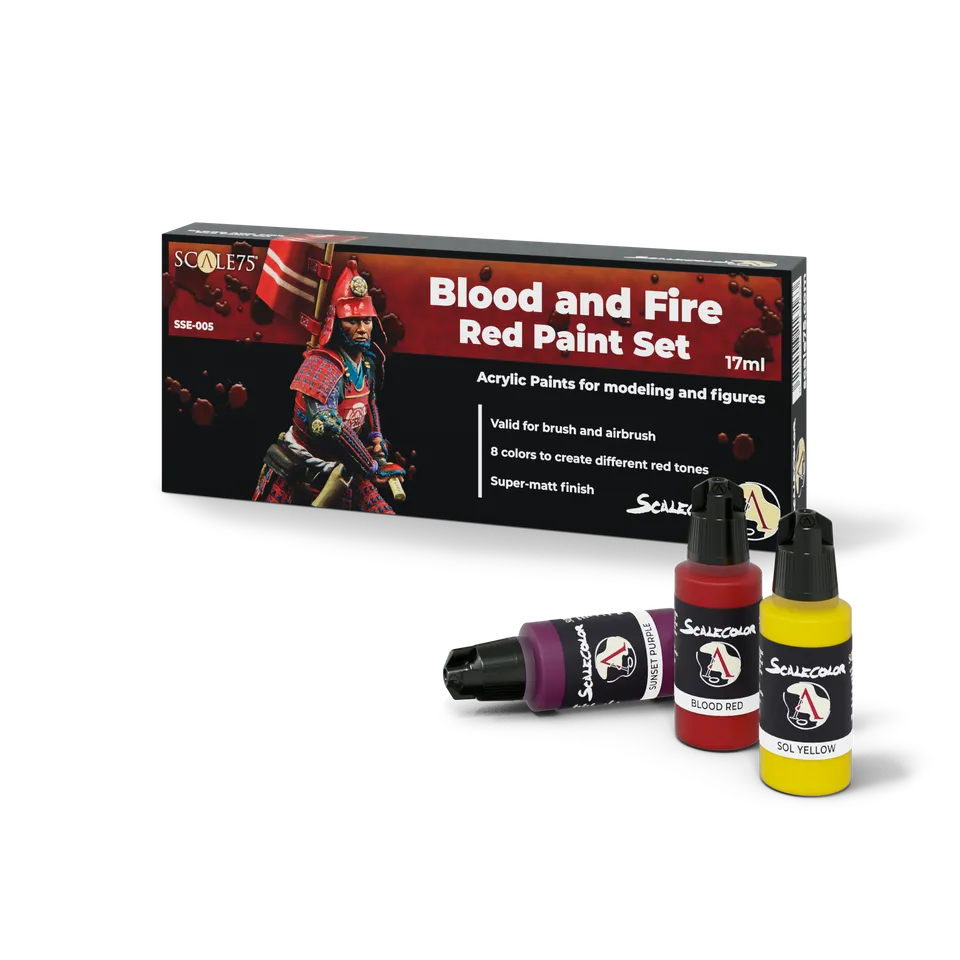 Scale75 Scalecolor Blood and Fire sada barev červená